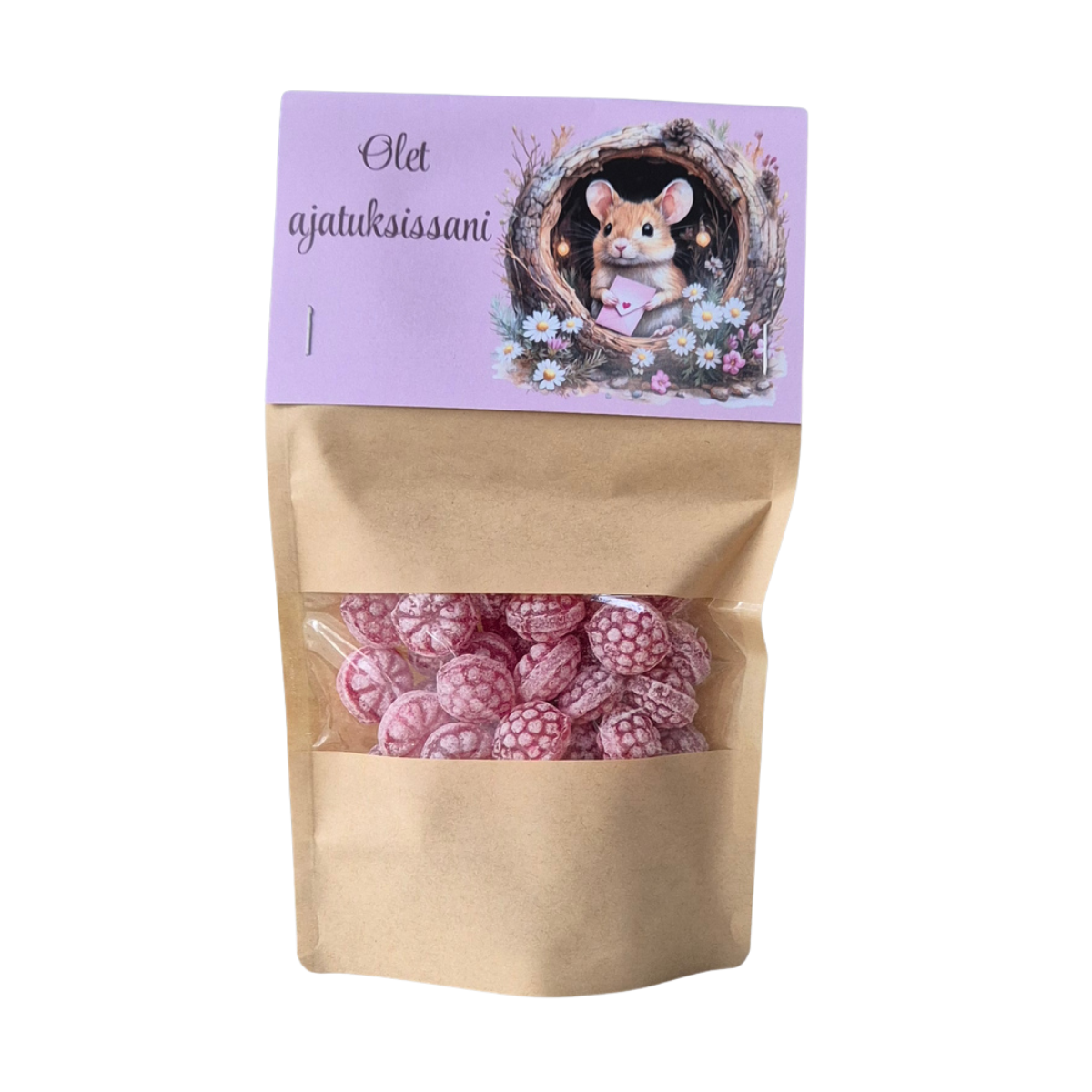 Vadelmakaramellit - Olet ajatuksissani 200g