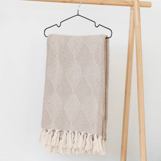 Torkkupeitto Serene, taupe