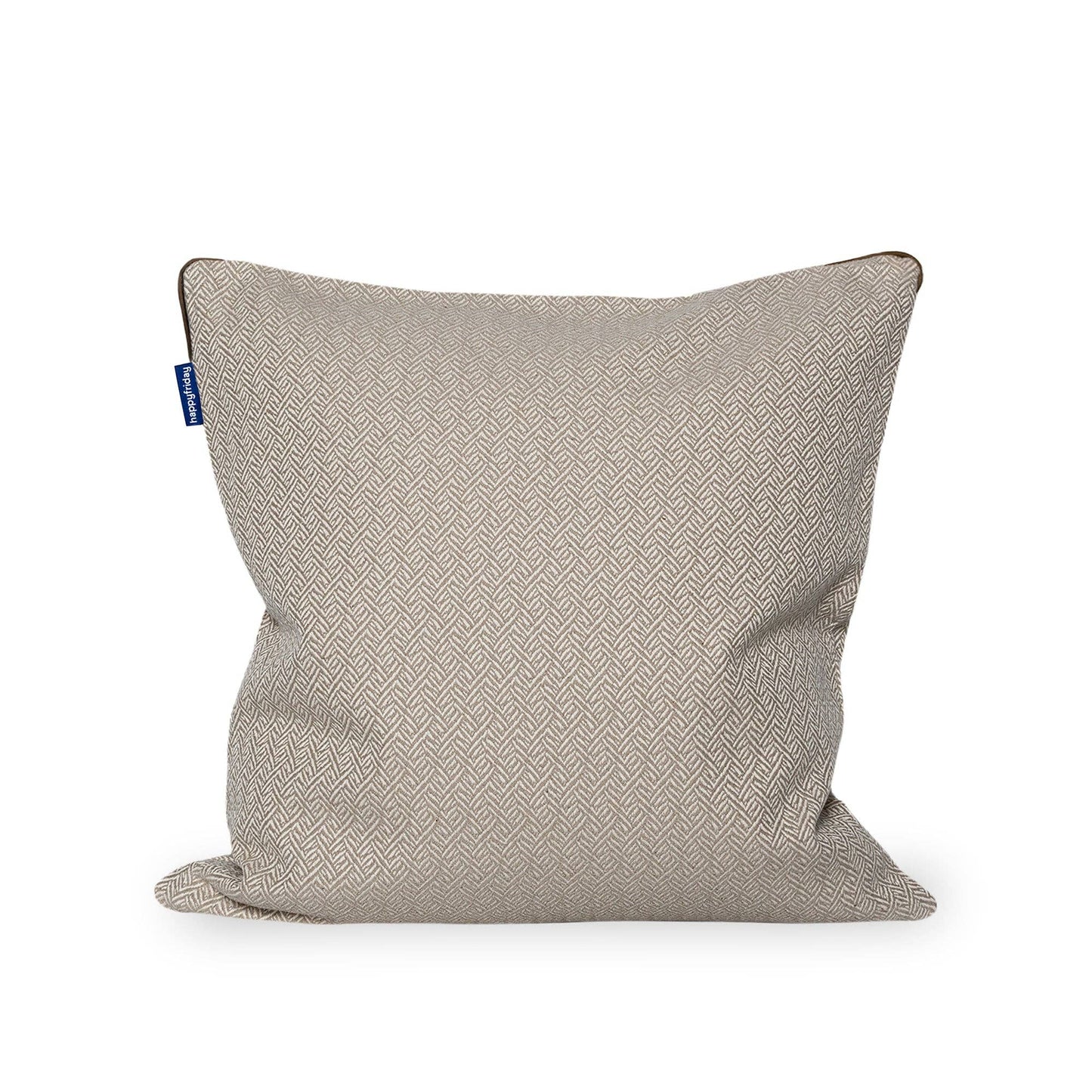 Koristetyynynpäällinen, kalanruotokuvio 50x50 cm, beige