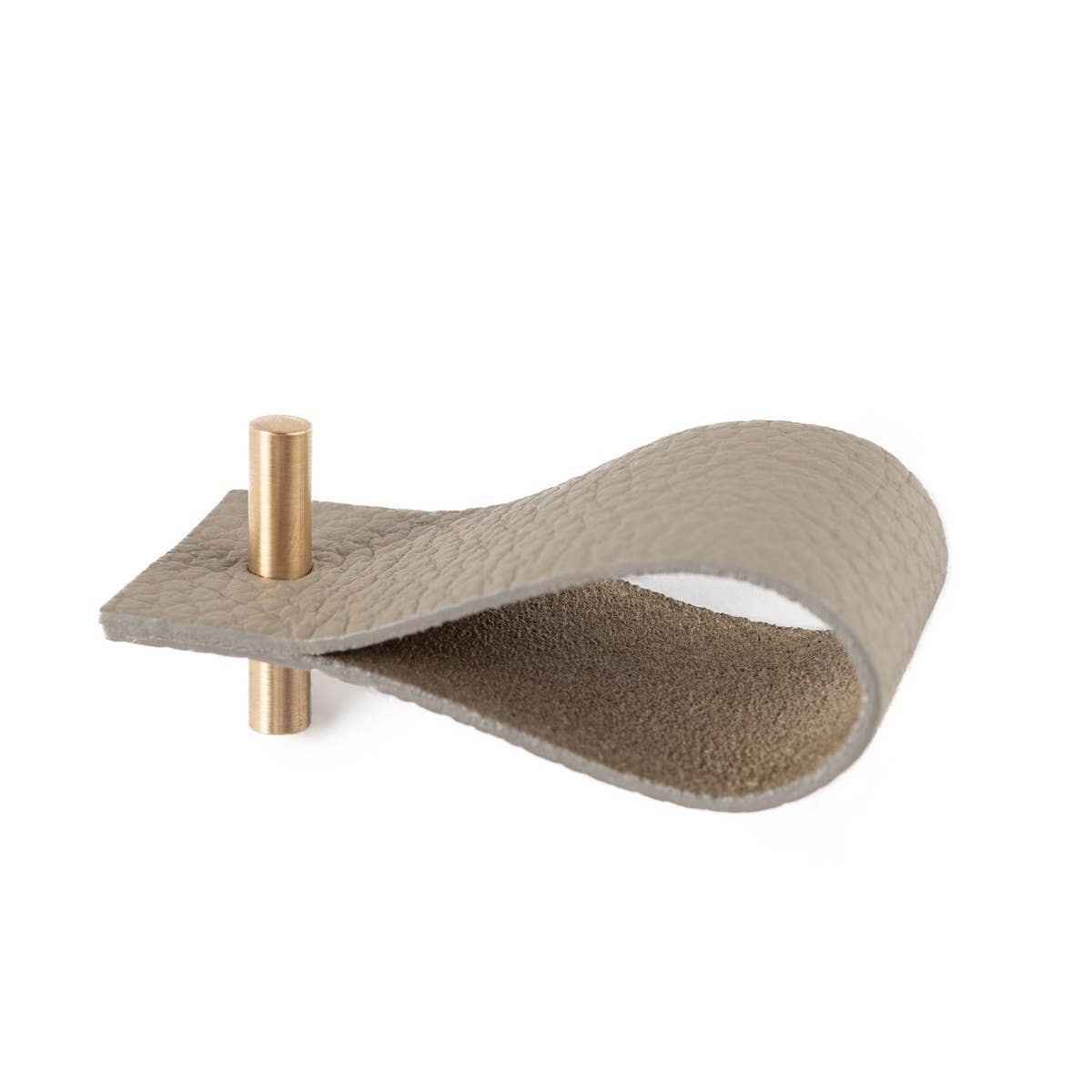 Lautasliinarengas, beige, 100 % nahkaa