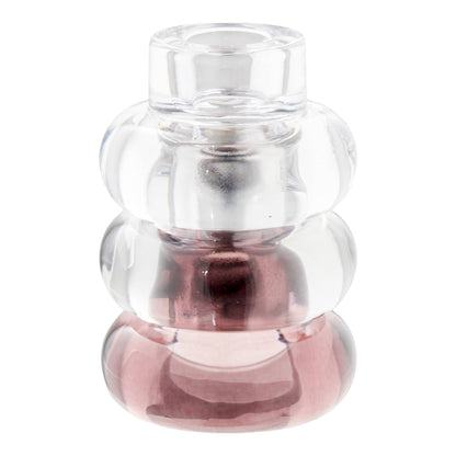 Lasikynttilänjalat Bubble, 3 kpl