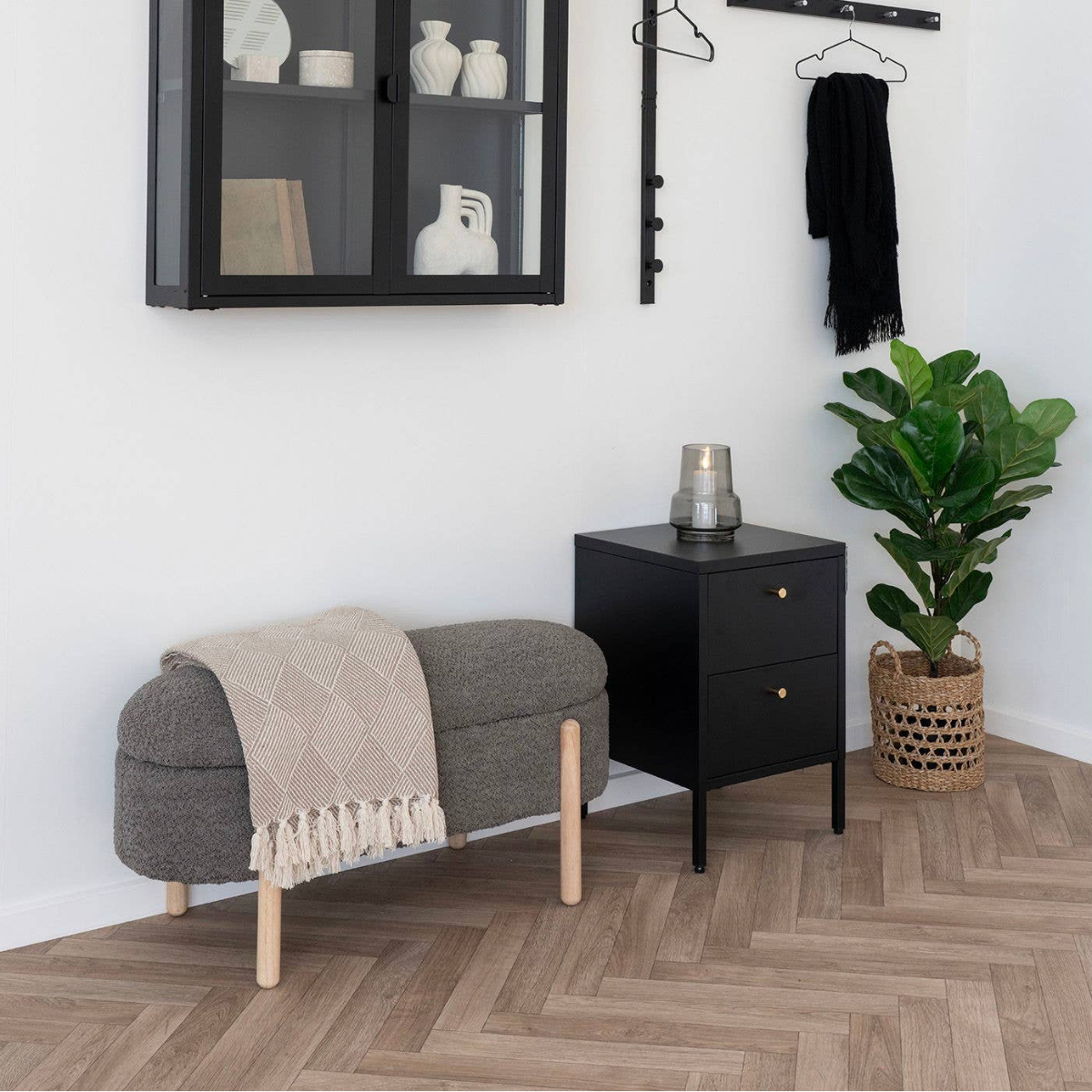 Torkkupeitto Serene, taupe