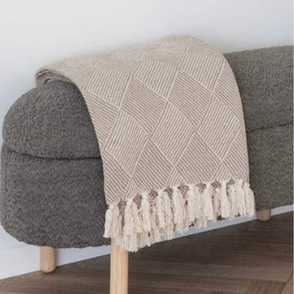 Torkkupeitto Serene, taupe
