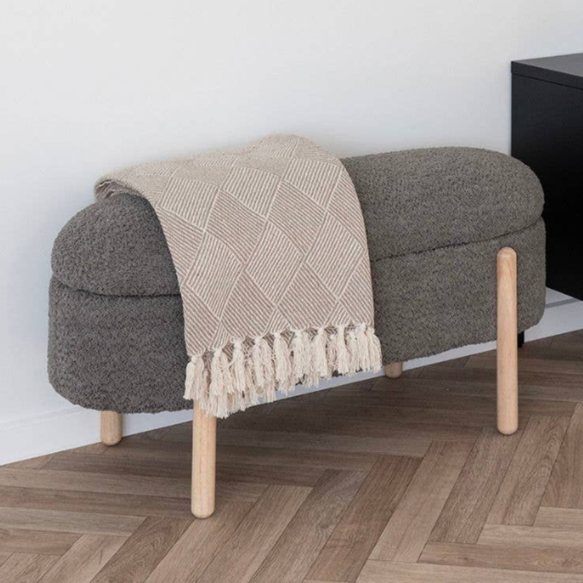 Torkkupeitto Serene, taupe