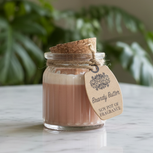 Bamboo Brandy Butter -soijavahakynttilä