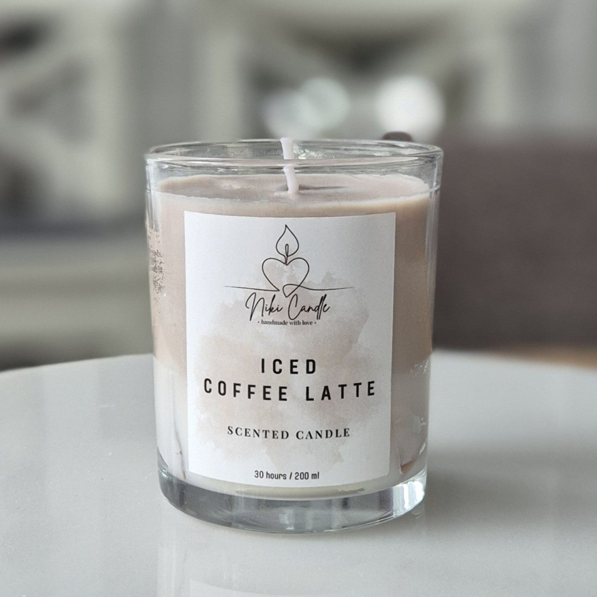 Iced Coffee Latte -tuoksukynttilä