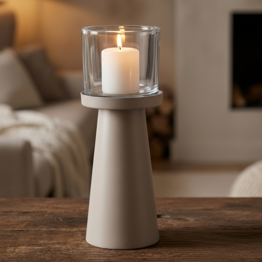 Lyhty Pius M, beige