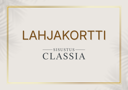 Sisustus Classia-lahjakortti