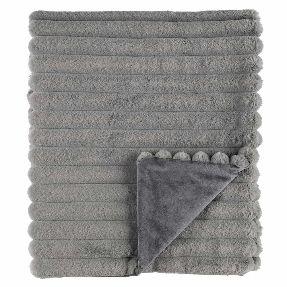 Torkkupeitto Soft, harmaa