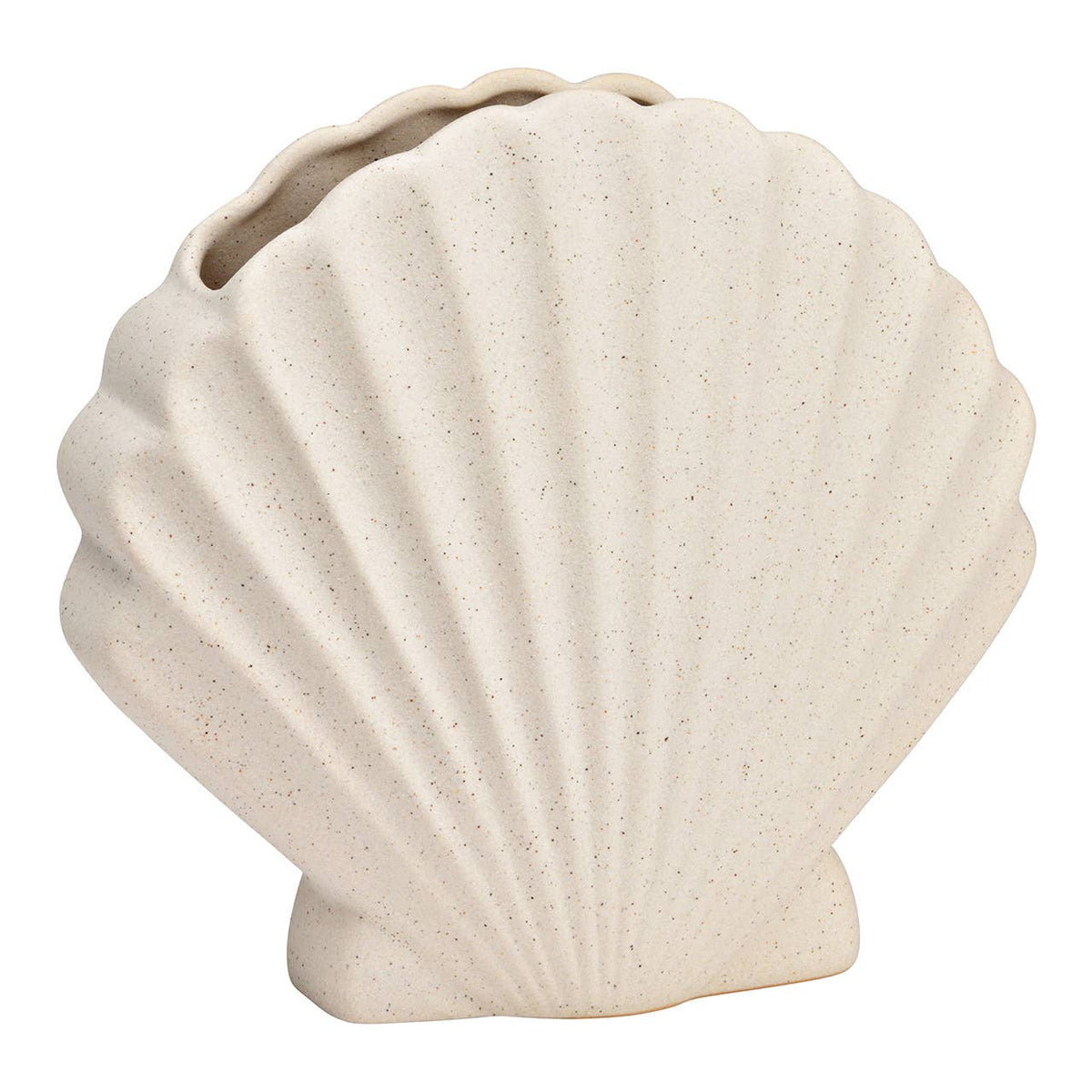 Maljakko Shell, valkoinen/hiekka