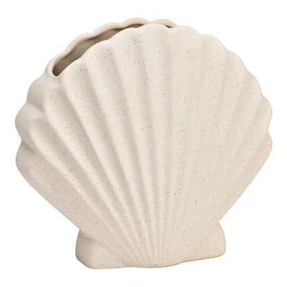 Maljakko Shell, valkoinen/hiekka