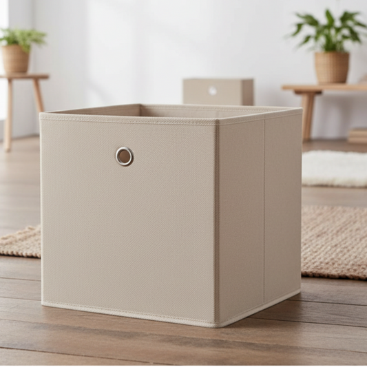 Säilytyslaatikko, beige