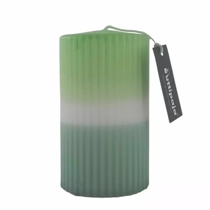 Dip dye vekkikynttilä, lehmus, salvia