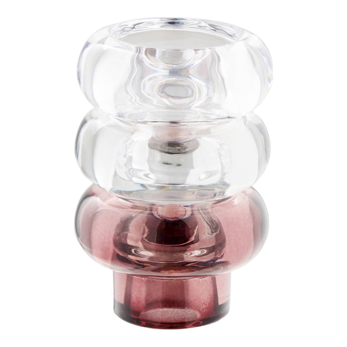 Lasikynttilänjalat Bubble, 3 kpl