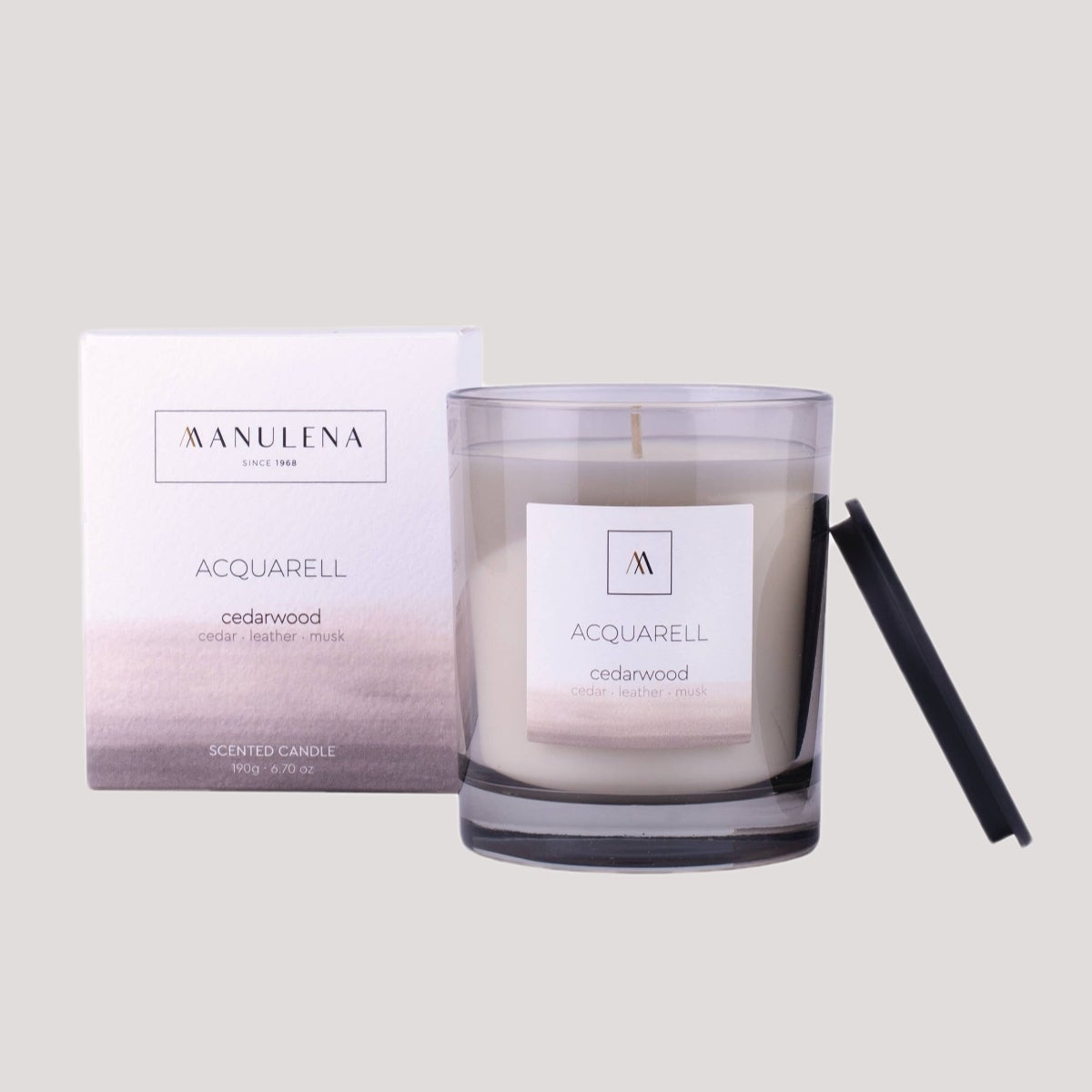 Acquarell tuoksukynttilä - Cedarwood